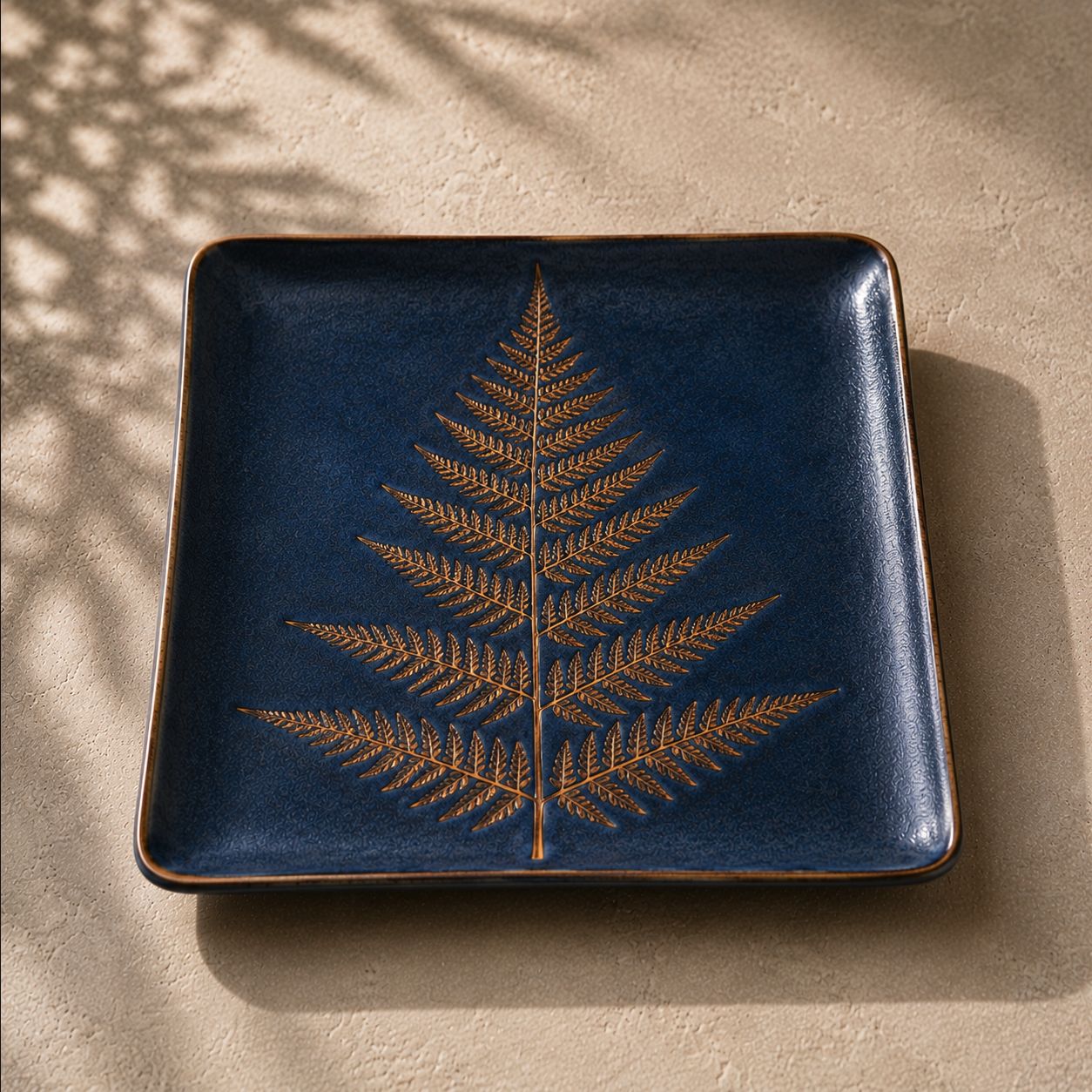 Fern Square Plate