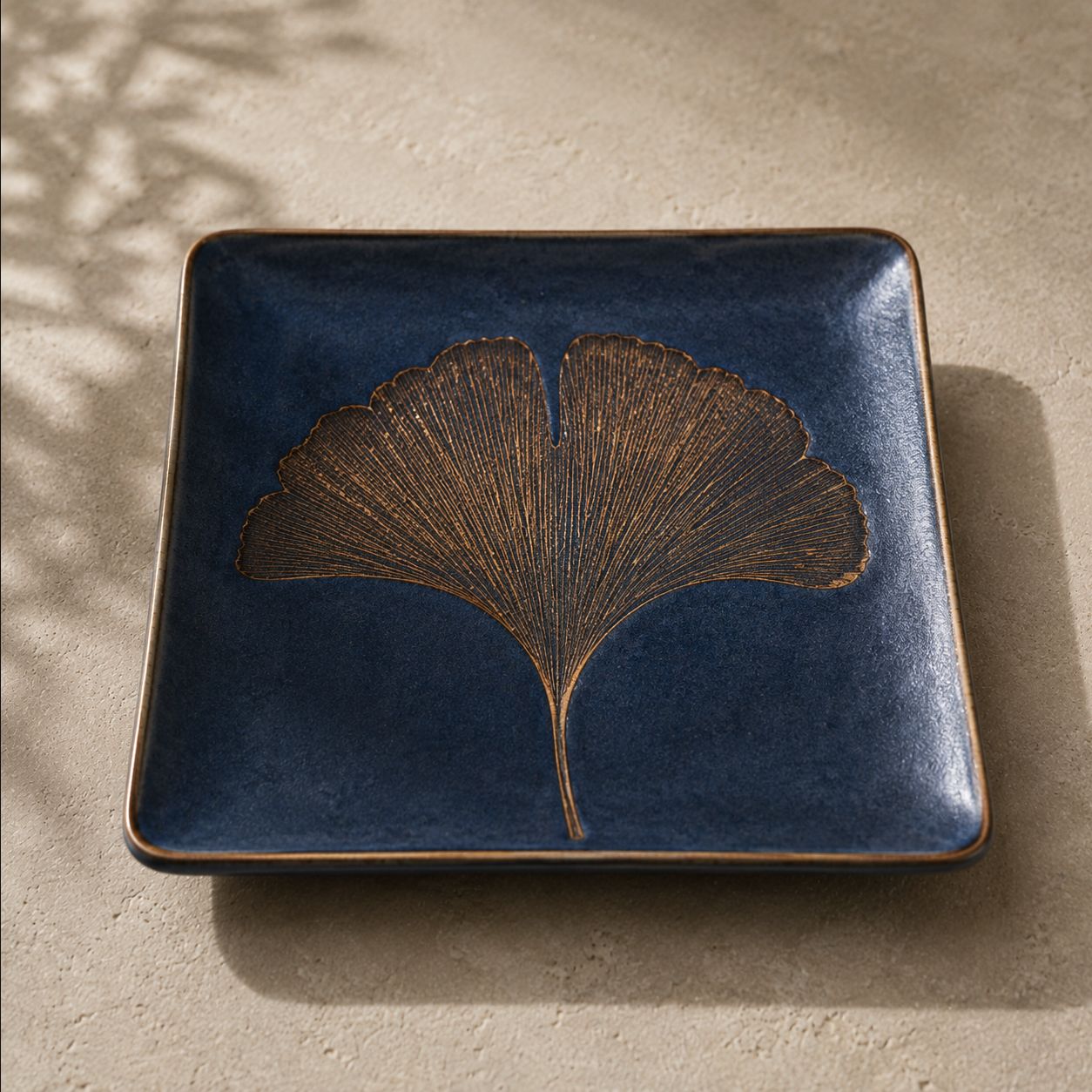 Ginkgo Square Plate