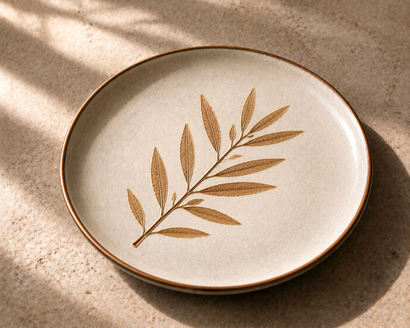 Olive Round Plate